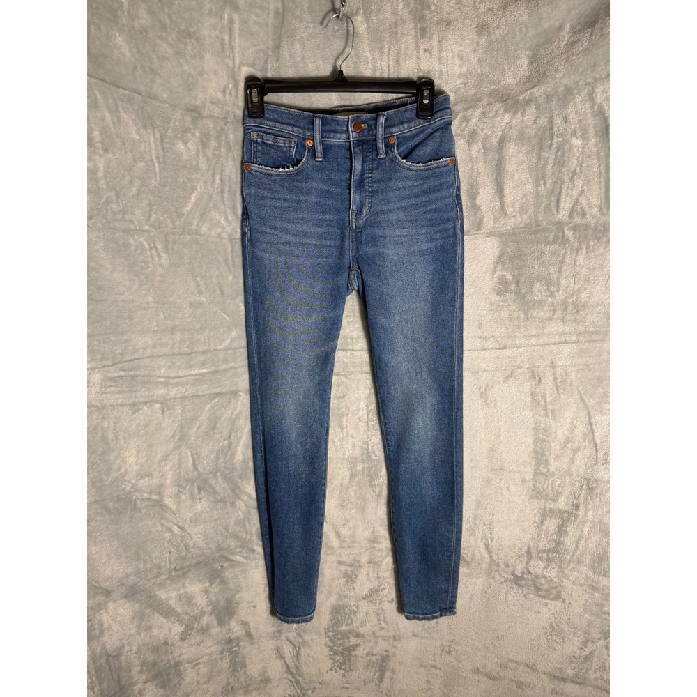 Madewell 9 Mid-Rise Skinny Jeans Blue Denim Medium Wash Size 26